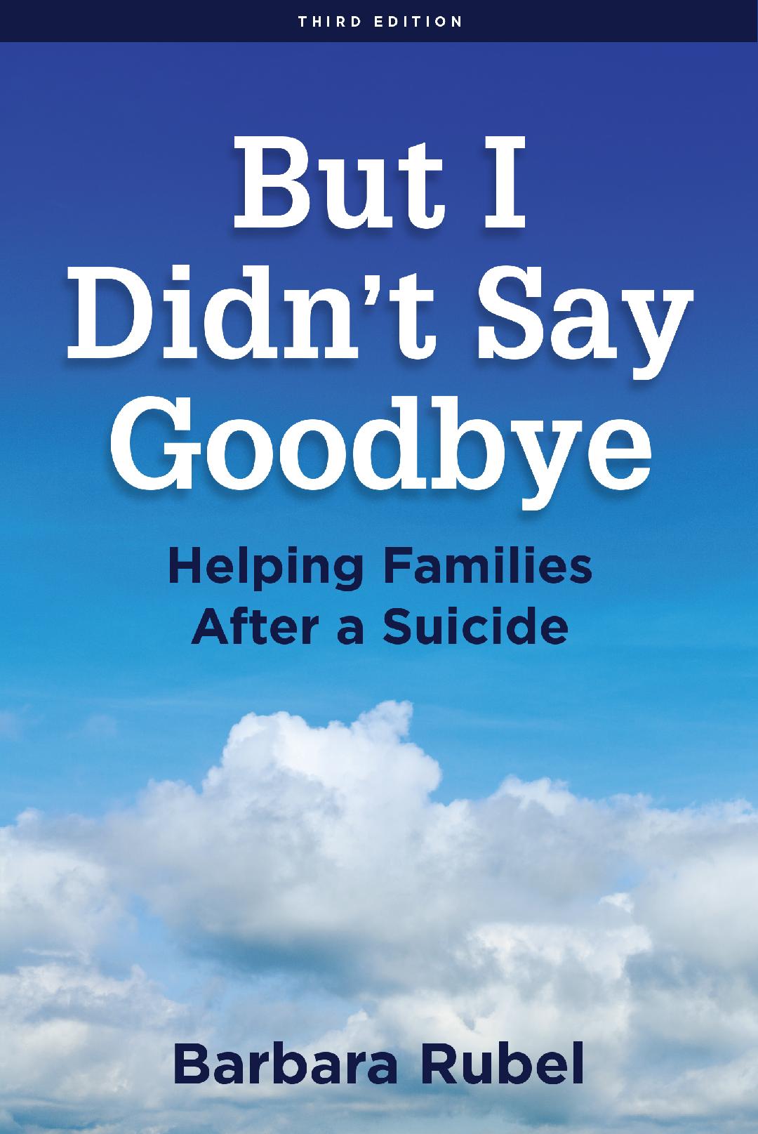 But I Didn’t Say Goodbye: Helping Families After a Suicide