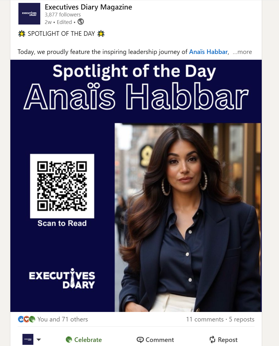 Spotlight of the Day Example