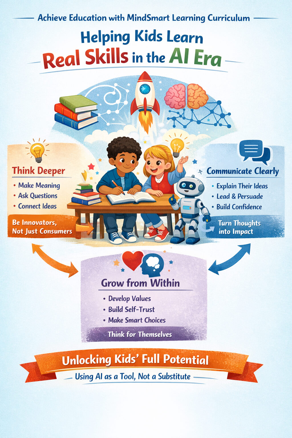 Helping Kids Learn Real Skills in the AI Era — Achieve Education MindSmart Learning Curriculum