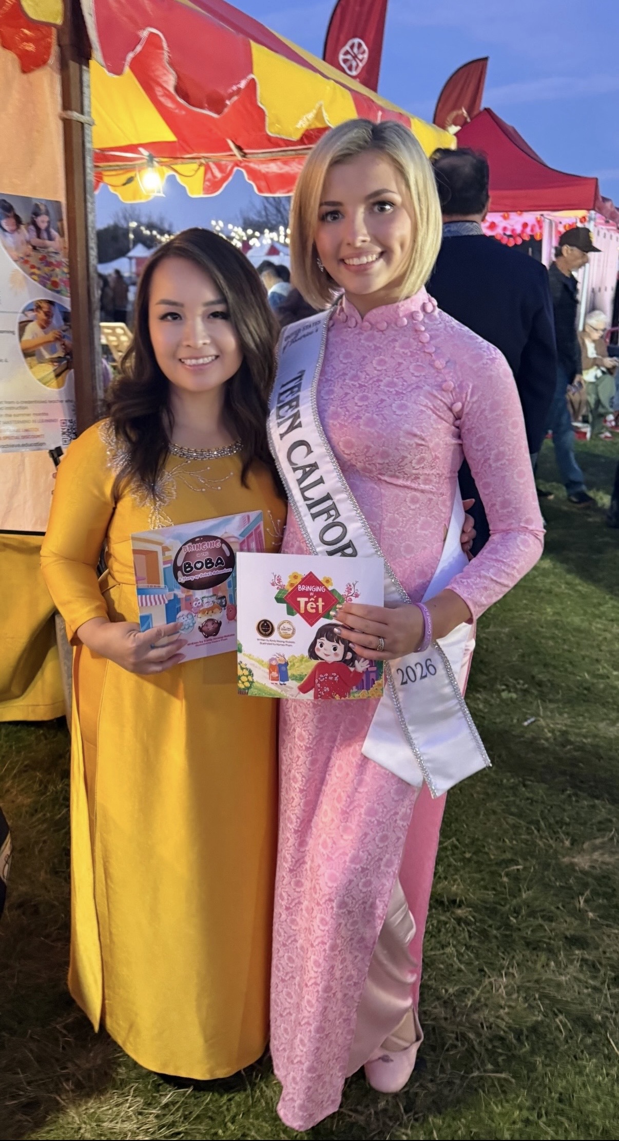 Kimly Hoang-Nakata at Tết Festival with Teen California 2026