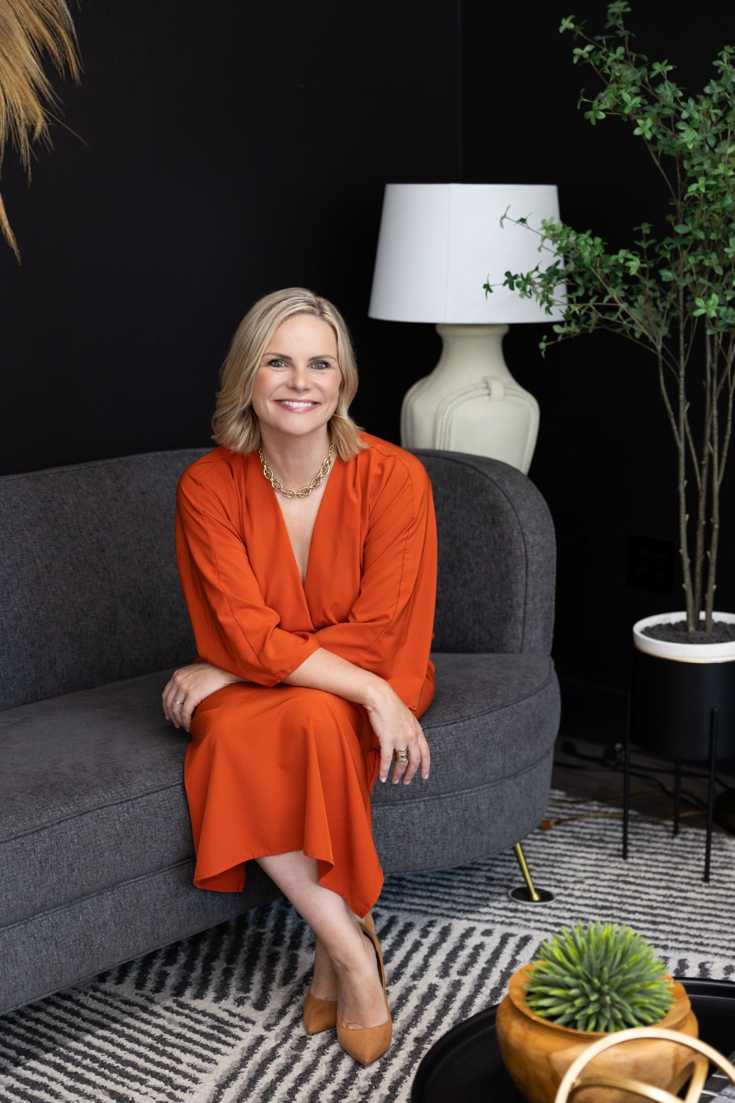 Rachel Hilary Blanton Red Portrait